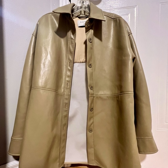Aritzia Babaton Faux Leather Shacket - Picture 1 of 4